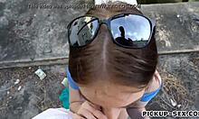 czech babe gets fucked hard in abandoned spot outdoors