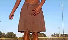 tasting the fresh outdoor air in beautiful scenic spot