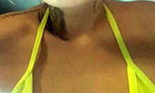 wanna see my wet pussy training at copacabana gym with beach crowds watching?