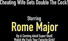 Wife Aria Khaide Bent Over Doggystyle By Rome Majors Big Black Cock