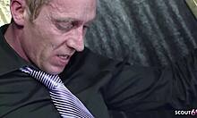 Big Bouncing Boobs Step Twins Kit Lee and AT Lee Slam Hard FFM Threesome Fuck with Client at Night Club