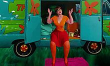 Granny Velma Dinkley Fingers Her Mature Pussy to Orgasm