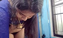 naughty indian college coed bends over for husband's big cock anal pounding and orgasm