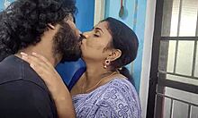 naughty indian college coed bends over for husband's big cock anal pounding and orgasm