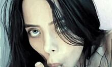 billie eilish's sexy toe sucking loop drives me wild with desire