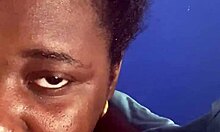 Damn! Ebony Amateur Rips Clothes for Extreme Wet Pussy Toy Solo!