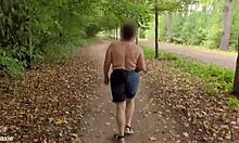 A Busty Milf's Daring Public Flash Adventure