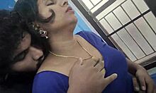 naughty indian college coed bends over for husband's big cock anal pounding and orgasm