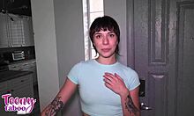 old dick stretches young friend's tight ass in hot taboo pounding