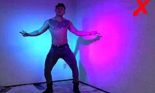 best friend stripteases after breakup then takes massive cumshot