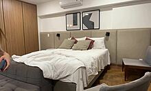 Husband watches wife take stranger's cock right in front of him helplessly