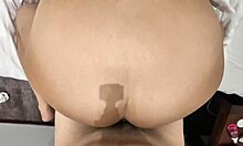 Stepmom in hijab shakes big ass as stepson pounds her wet curvy pussy doggystyle