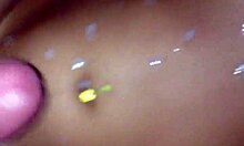 Young Czech teen strokes cock perfectly in homemade handjob ending with hot cumshot