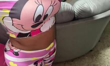 he sneaks up while hubby's away making auntie worship young cock with her mouth