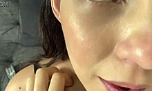 CURIOUS STEPMOM TASTES STEPson's CREAMY LOAD IN SPANISH PORN CLOSE-UP