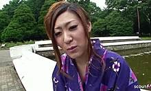 hey geisha babe you sucking stranger cock in public toilet right??