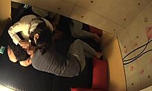 What secrets hide behind japanese busty schoolgirl's underwear during her intriguing massage session?