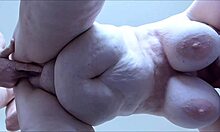 mature bbw with huge tits gets fucked doggystyle from behind 😍🍑