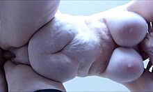 mature bbw with huge tits gets fucked doggystyle from behind 😍🍑