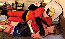 granny wonder woman seduces mr incredible into wild animated cheat fuck