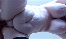 mature bbw with huge tits gets fucked doggystyle from behind 😍🍑