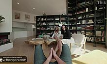 i cant believe my busty wife took that monster cock so deep in her fat ass during our ffm anal threesome vr bangers