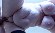 mature bbw with huge tits gets fucked doggystyle from behind 😍🍑