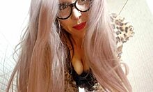 this pathetic tiny dicked nerd turns into my fart sniffing giantess slave