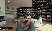 i cant believe my busty wife took that monster cock so deep in her fat ass during our ffm anal threesome vr bangers