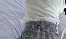 hey hermanastro, sneak fuck after school in skirt doggystyle
