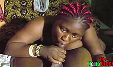 Busty naija stepmom craves stepson big black cock sucking riding orgasms nonstop