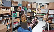 Thief Seduces Officer Bent Over Doggystyle In Store