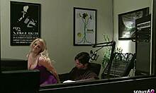 Sexy Cougar Boss Wife Brooke Belle Tricks Worker Into Cheating Bang