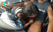 Hotwife Leaves Cuck's Car for Bull's Ride Sucking Big Black Cock Like Married Slut Full Video