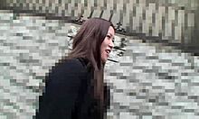 Beautiful Black-Haired Nagisa Fukushima Fingers in Lingerie at Guy's House