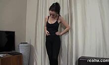 hey this czech teen gets stripped and pounded hard in pov shop fuck