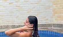 Latina couple POV blowjob compilation pool flashing dressing room wife Heyya