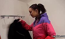 hey this czech teen gets stripped and pounded hard in pov shop fuck