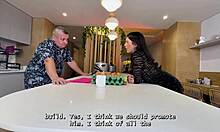 Fuck my cuckold boss's fat latin bbw milf wife with manager cock!