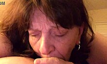 Granny Carmen Devours Cock In Throwback Sucking Frenzy