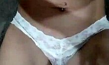 Latina Wife Undresses Solo Revealing Natural Tits Nipples and Curvy Body Close Up