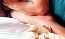 mature 70-year-old milf comes to give me good deepthroat blowjob after gym her wet big pussy