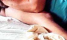 mature 70-year-old milf comes to give me good deepthroat blowjob after gym her wet big pussy