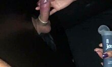 Married slut hits swingers club glory hole for huge cock frenzy