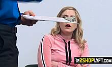 does this tender blonde shoplifter know how to handle rough big cock law?
