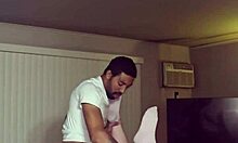Black Guy Digs Deep Into White Girl's Guts With Huge Cock!