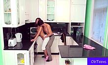 Navon Fucks Mary'S Small Tits Redhead In Kitchen First Time College Roommate Video