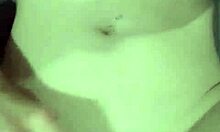 Latina Wife Undresses Solo Revealing Natural Tits Nipples and Curvy Body Close Up