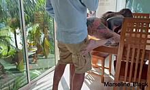 Throat fucked hard on the table 😩💦 part 1