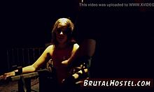 naive teen waits for taxi gets bound anal gangbanged by kinky doms